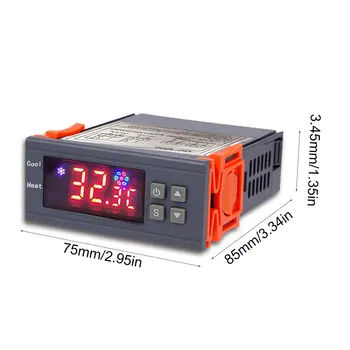 STC-3000 s Vysokou Presnosťou 12V 24V 220V Digitálny Termostat Regulátor Teploty Čidlo, Teplomer Vlhkomer