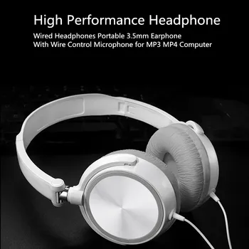 Stereo Bass Slúchadlá Sony Mikrofón S Potlačením Hluku Headsety Basy Zvuk HiFi Hudby Slúchadlo Pre iPhone Xiao PC