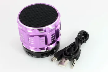 Stereo Hudby Prenosný Mini Bluetooth Reproduktor Bezdrôtové Hifi Reproduktor, Subwoofer Reproduktor, Audio Darček Podpora TF AUX, USB 6colors