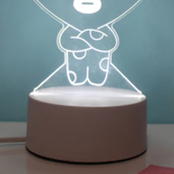 Stolná Lampa Led Nočné Svetlo lampy Nastaviteľné 3D Stolové Lampy, Detská Spálňa, Nočné Svetlo, detskej Izby INY Domáce Dekorácie