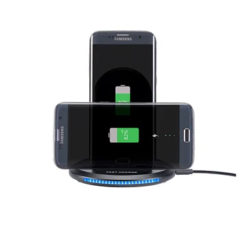 Stolnému Stojanu&Pad 10W Qi Rýchle Bezdrôtové Nabíjanie Pad pre Samsung Galaxy Note S20/10 Bezdrôtová Nabíjačka pre iPhone 12/11/X Pro