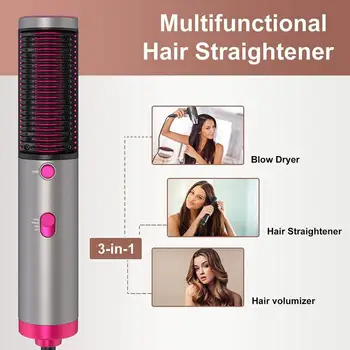 Straightener Rýchlo sušič na Vlasy Pre Ženy v Domácnosti, Kaderníctvo, Negatívne Vlasy Vzduchu Nástroje Ion Hot Hrebeň na Vlasy L6A3