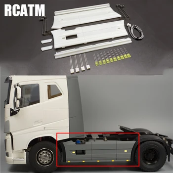 Strane Sukne Panel so Svetlom pre Tamiya 1/14 Volvo RC Truck F16 750 560360 Auto Shell 4X2 Modifikáciu Častí
