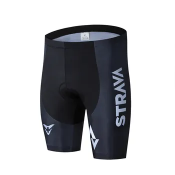 STRAVA-pantalones cortos para ciclismo Pro Team, pantalones cortos de Gel antideslizante para ciclismo de montaña carretera 2019
