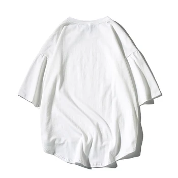 Streetwear Bavlna Muži T-tričko, Polovičný Rukáv Ležérne Pánske Tričká Krátky Rukáv Pevné Tee Tričko Homme