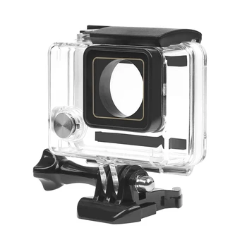 STRIEĽAŤ 30 M Vodotesné puzdro pre GoPro Hero 4 3+ Black Silver Akčná Kamera s Držiakom Ochranné púzdro pre Go Pro 4 Príslušenstvo