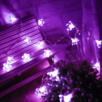 String svetlá LED cherry blossom svetlá string batérie štýl vonkajšie vnútorné okno spálňa Vianočné dekorácie 1pcs