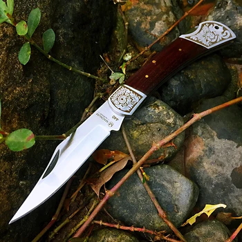 [Strážca DP004WD] Drevo floding nôž Gentleman Vreckové nože moderné tradtional výchovy k DEMOKRATICKÉMU občianstvu nástroj zberu