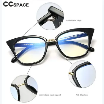 Su135 Cat Eye Plastové Okuliare, Rám Anti-Modré Svetlo Žien Trendy Optické Módne Počítač Okuliare