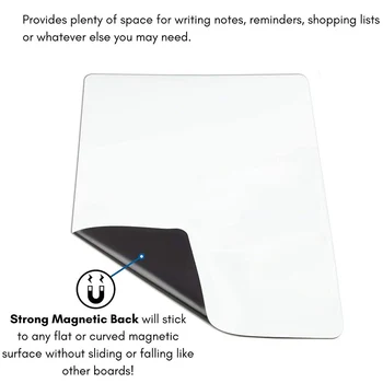 Suché stieracie White Board Pružná Podložka Magnet na Chladničku pre Domáce Kancelárie Kuchyňa Školy Magnetická Tabuľa Message Board