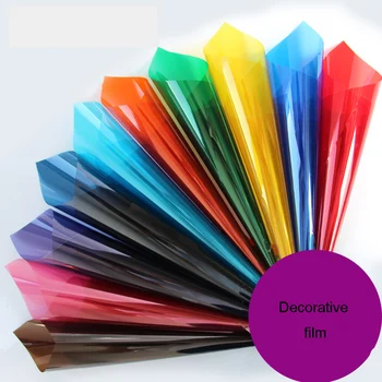 SUNICE 7 farbu voľbou Pre Domáce Kancelárie Dekorácie Okna Film Acyklické List Sklo Dizajn DIY samolepiace 90 cm*50 cm
