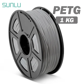 SUNLU PETG 3D Tlačiarne Vlákna 1.75 mm 1 KG Priesvitnosť PETG Vlákna Plastové 3d Tlač Materiálov, Rýchle dodanie