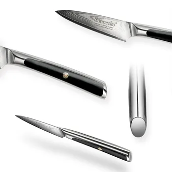 SUNNECKO Kuchár Nôž Japonské Kuchynské Nože 73-Vrstvy Damasku Ocele VG10 Ostrý nôž G10 Rukoväť 3.5