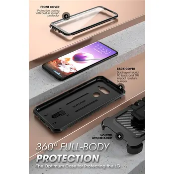 SUPCASE Pre LG Q70 Prípade 2019 (Verizon Verzia) UB Pro Full-Telo Robustný Kryt Závesu s vstavaným-in Screen Protector & Stojan