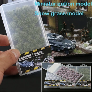Super hodnota Miniaturizáciu model Snow Series trávy Situačné vojenské piesku tabuľka platformu materiálov