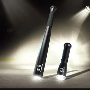 Super Jasné Baseball Bat LED Baterka 450 Lúmenov Taktovkou Pochodeň Pre Núdzové A sebaobrany 49 cm/41 cm/ 36 cm/31 cm/12.5 cm