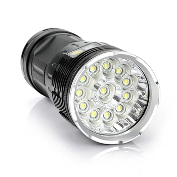 Super Svetlé Vysoké lúmenov LED Baterka 12 x XM-T6 4 Režimy fotografické Blesky s Výkonom Displej Vonkajšie Lov Horák