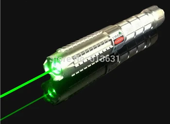 Super Výkonný! Silné vojenské AAA 50000m zelený laser ukazovatele 532nm SOS LAZER Baterka Svetlo lov +5 čiapky