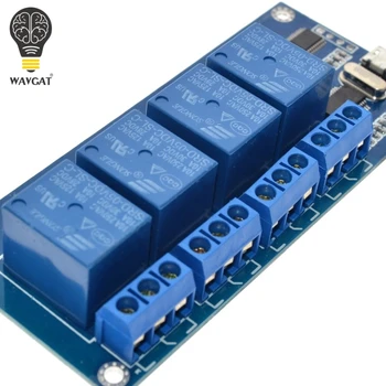 Suq micro usb relé modul 5v 4 kanálový reléový modul, ovládanie relé panel s ukazovateľom 4 spôsob relé výstup usb rozhranie