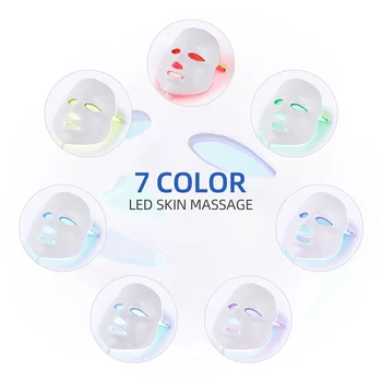 Svetelná Terapia LED Masku na Tvár PDT Fotón Omladenie Pokožky Tváre Masku Vrások, Odstránenie Anti-Aging Elektrické Home SPA Beauty Stroj