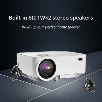 Svetlo Jednorožec T20 T1 T2 LED mini Projektor 480P 720p podpora 1080P FHD T2 podpora Synchronizácie Displej Android & IOS telefón 3D projektor