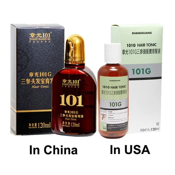 Svetoznámej Zhangguang 101G Vlasové Tonikum 2X120ml starostlivosť o Vlasy Podstate opätovný rast Čínskej medicíny terapia proti vypadávaniu vlasov
