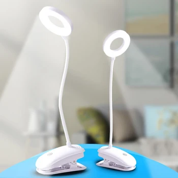 Svorka Klip Na LED Tabuľka Stôl Svetlo 5V USB Flexibilné Dotyk Svetla na Čítanie, Nočné Svetlá Chargable Noc Lampa pre Deti