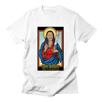 Svätý Machette Ježiš Jayne Neil Kamarát Vlasy Hydra Lebky Vtipné Tričko Katolicizmus Oblečenie muž Harajuku v Pohode Tee Tričko Camisa