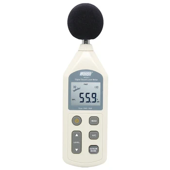 SW1361 LCD Zvukomer Záznamníka 30-135dB Meranie Hluku Audio Level Meter Digitálny Detektor Diagnostický nástroj