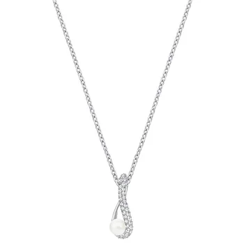 SWA Módy Nové ELEANOR Jemné A Elegantný Náhrdelník Crystal Pearl Dámy Clavicle Reťazca Poslať Páry Luxusné Šperky Dary