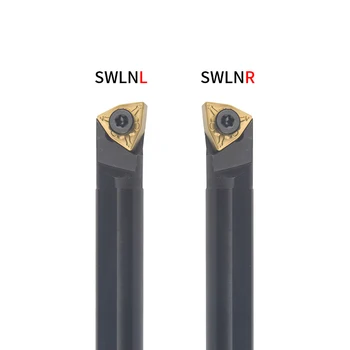 SWLNR S08K-SWLNR04 S14M-SWLNR04 S16Q-SWLNR08 SWLNR S20R-SWLNR08 Vnútorného sústruhov Držiaka Nástroja pomocou WNMG04/08 Karbidu Vložky