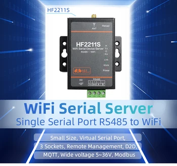 Sériové RS485 na WiFi Converter Bezdrôtový Server zariadenia