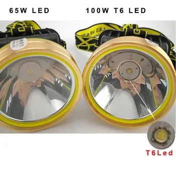 T6 LED Výkonný Snímač Svetlomet Nabíjateľná Svetlometu Usb Nabíjanie Čelnej Hlavu Svetlomet Pochodeň Baterka vstavanej Batérie.