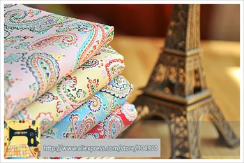 Tak Pekne Farebné slnečnice Vytlačené Na Bavlnenej Tkaniny, Odevy Prešívanie posteľná bielizeň DIY textílie 50x145cm