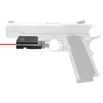Taktické 532nm Red Dot Laserový Zameriavač Rozsahu S Picatinny Weaver Železničnej 22 mm Mount Pre Glock 17 19 20 21 22 23 30 31 32 Sd Laser