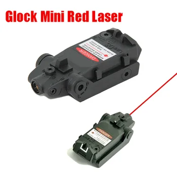 Taktické Glock Micro Červené Laserové Pištole Red Dot Laser Pre Glock 18C 17 19 22 23 25 26 27 28 31 32 33 34 35 37 Séria