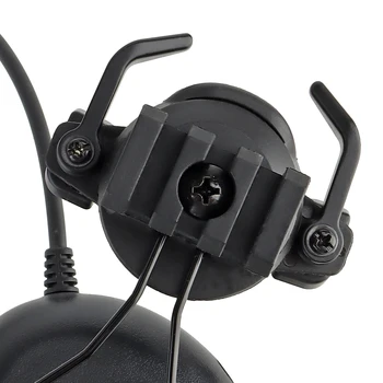 Taktické Headset Vojenské Helmy, Slúchadlá s Rýchlo Prilba Železničnej Adaptér Streľba Airsoftové Headset Armády Komunikácie Príslušenstvo