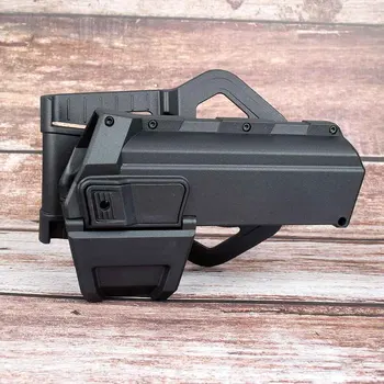 Taktické Hnuteľného Pištole a Revolvery pre G17 G18 1911 s Baterku alebo Laser Namontované Glock Série Pravej Strane Pása Gun Puzdro