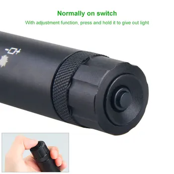 Taktické Lov Zelený Laser Dot Sight Nastaviteľné Prepnúť 532nm Laserové Ukazovátko Puška Zbraň Rozsahu Železničnej Barel Tlakový Spínač Namontujte