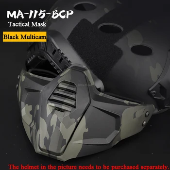 Taktické Maska Kamufláž Vojenské Lov, Streľbu, Doplnky, Paintballové Masky Vonkajšie Airsoft Taktické Armády Wargame Boj Proti Maska