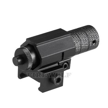 Taktické Red Dot Mini Červeným Laserovým Zameriavačom S Chvost Prepínač Pištole Predĺžiť Potkan Chvost Lov Optika Lazer Mount