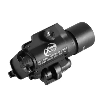 Taktické X300 X400 Tlakový spínač LED Zbraň 552 Svetlo Pištole Lanterna Airsoft Baterka s Picatinny Rail pre Lov