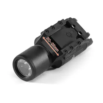 Taktické X300 X400 Tlakový spínač LED Zbraň 552 Svetlo Pištole Lanterna Airsoft Baterka s Picatinny Rail pre Lov