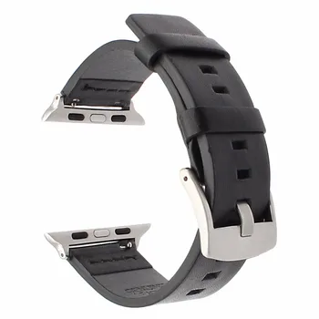 Taliansky Mastná Koža Watchband pre Apple Hodinky iWatch SE 38 mm 40 mm 42mm 44 mm Série 6 5 4 3 2 1 Pozerať Kapela Oceľovou Sponou Pásik