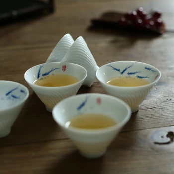 TANGPIN keramické šálku čaju handpainted ryby pohár porcelánu kung fu pohár