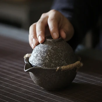 TANGPIN vintage japonský kanvica keramická kanvica gaiwan čajových šálok prenosná cestovná kancelária čaj nastaviť