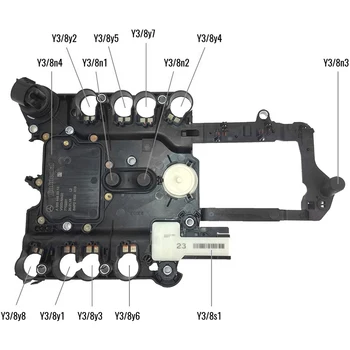 TCM senzor 722.9 TCM TCU verzia 2/3 transmission control unit viesť doska A0335457332 Mercedes-Benz A 0335457332
