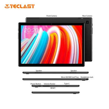 Teclast M40 10.1 Palcový Full HD Tablet UNISOC T618 Octa-Core 1920 x 1200, IPS Displej 4G LTE 6GB RAM, 128 GB ROM Android 10 Tablet PC