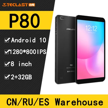 Teclast P80 Tablety Quad Core 8 palcový IPS 1280×800 2GB RAM, 32GB ROM GE8300 GPS Android 10.0 tablet PC