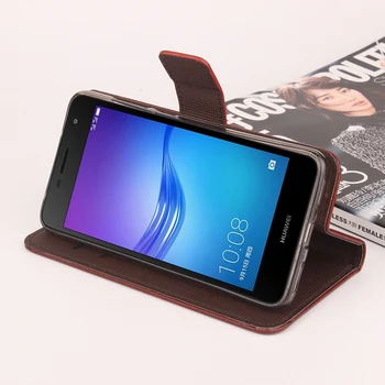 Telefón Luxusné Kožené puzdro pre Huawei Užite si 6 Telefón tašky Prípade Huawei Maimang 5 Y530 Mobilná peňaženka závesu